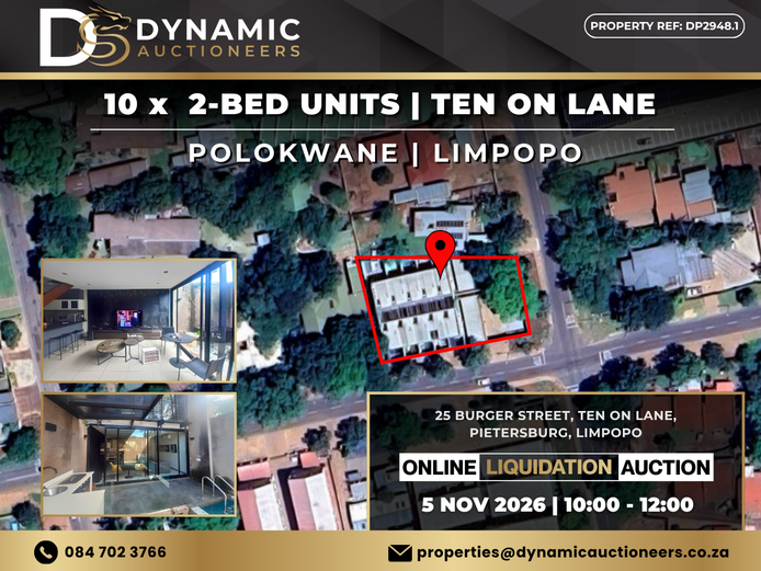 10 UNITS IN TEN ON LANE ESTATE, POLOKWANE