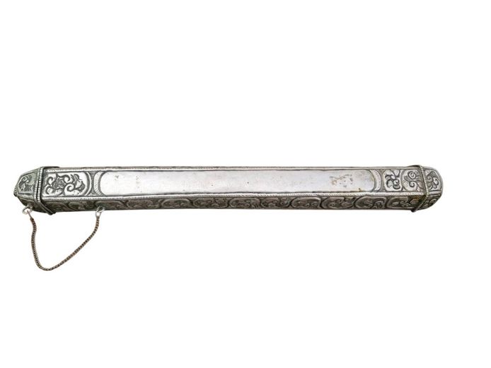 Antique Persian "Kalamdan" Scroll Case