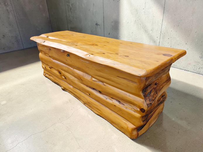 Live-Edge Knysna Yellowwood Storage Kist