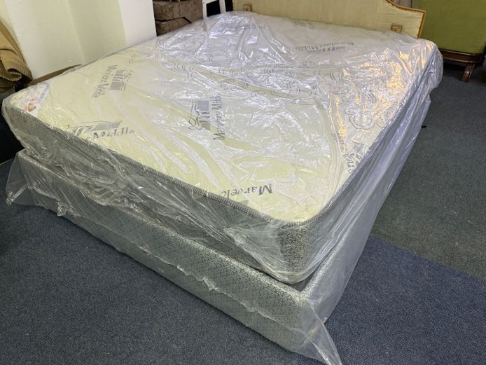 Double Bed Set (1) - Bed Base+Mattress - BRAND NEW 