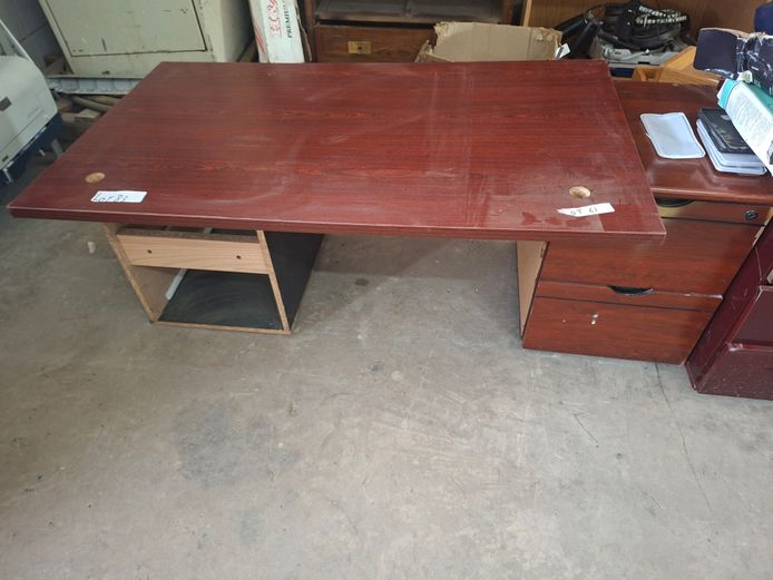 Office Table Scrap With Two Pedestals