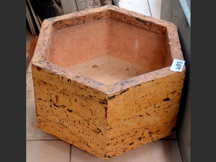 CORK PLANTER, 51cm Diameter x 36cm High