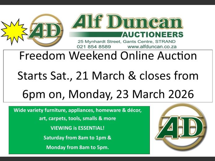 Freedom Weekend Timed Online Auction
