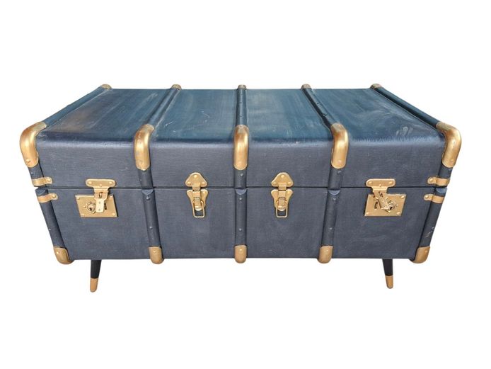Vintage Steamer Trunk Upcycled