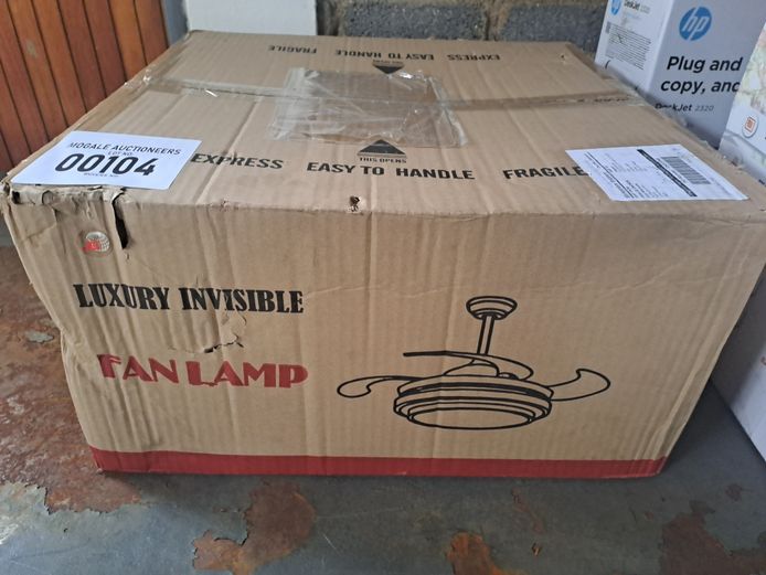 REMOTE CONTROL ULTRA QUIET CEILING FAN WITH DUAL COLOR (NOT TESTED) 