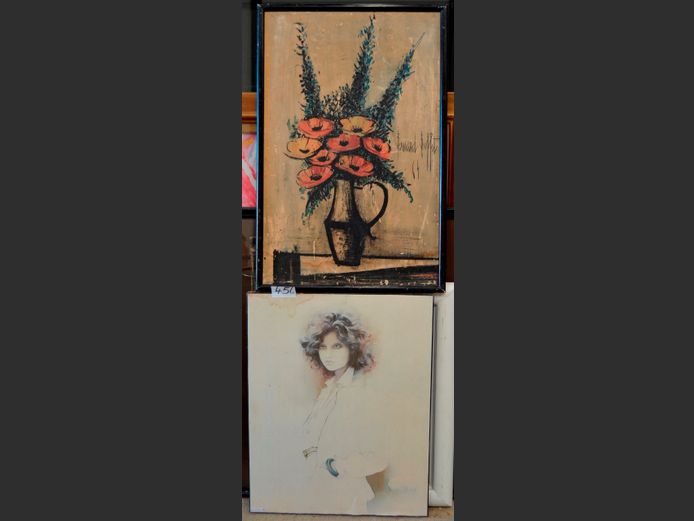UNFRAMED SARA MOON PRINT, 68 x 54cm & ANOTHER