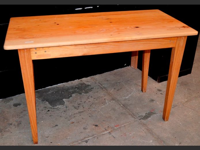 PINE 4-SEATER KITCHEN TABLE, 120 x 60 x 77cm