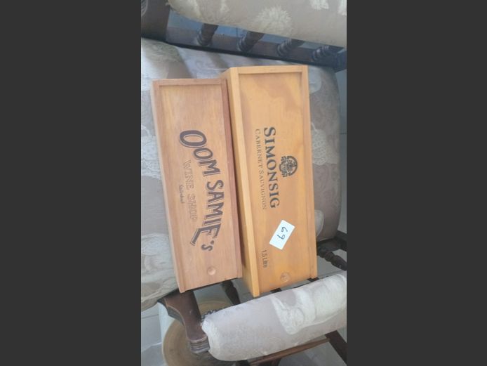 Wooden boxes