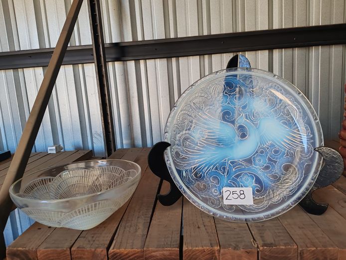 Art Deco Opalescent Glass Décor Items (STC)