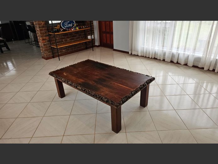 Wooden coffee table