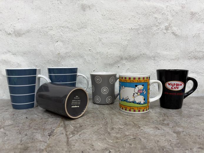 Assorted Modern Ceramic Mugs