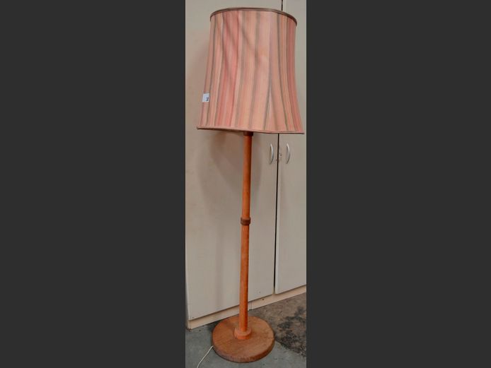 YELLOWWOOD STANDING LAMP WITH SHADE, 172cm High [Watermarks]