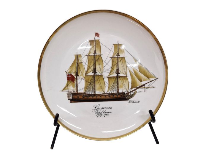 Limited Edition Heritage Porcelain "Grosvenor" Collector Plate by A.H. Barrett