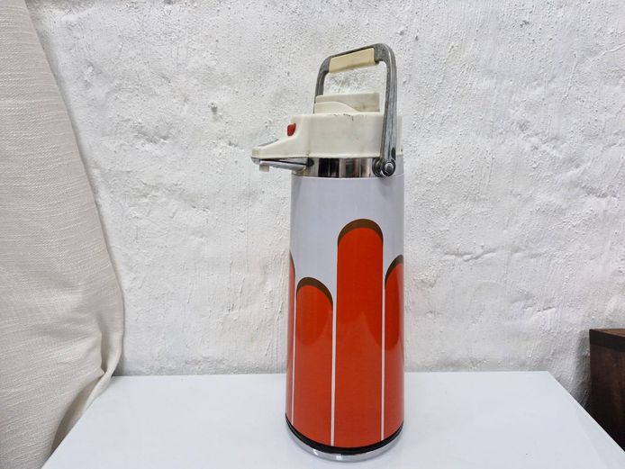 Mid-Century Modern Style Thermal Coffee Flask