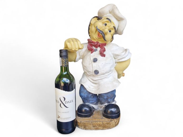 1990s Large Italian Fat Chef Figurine