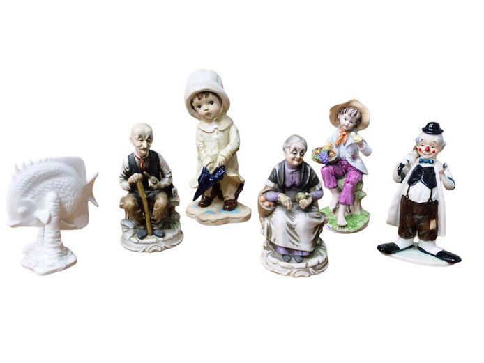 Collectio of Vintage Ceramic Figurines