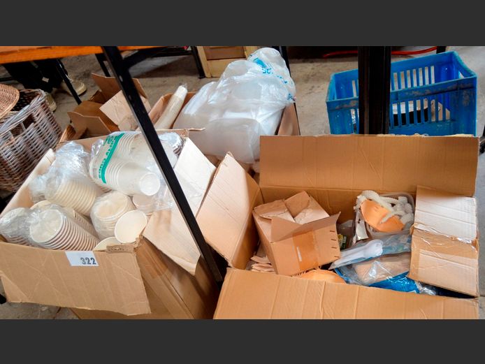 TAKE AWAY KNIVES, FORKS, CUPS, etc