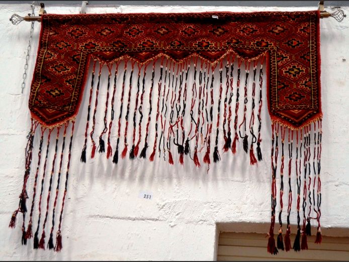 PERSIAN CARPET WALL HANGING, 140cm wide