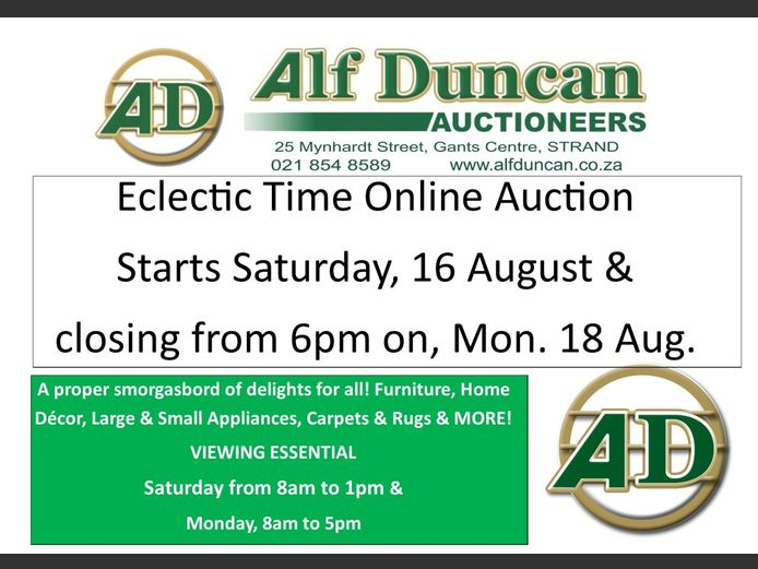 Eclectic Timed Online Auction
