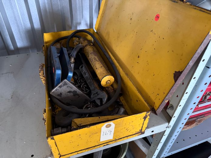 Yellow Toolbox with Content 