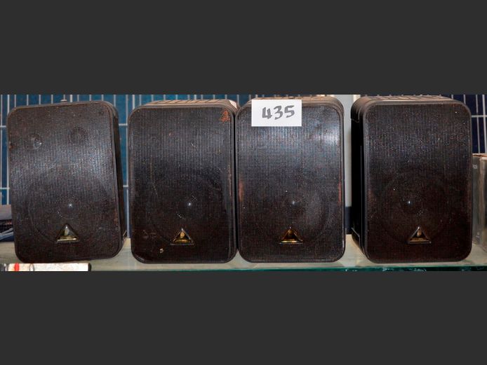 SET OF 4 BEHRINGER MONITOR SPEAKERS [Untested]