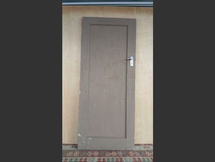 Solid exterior door