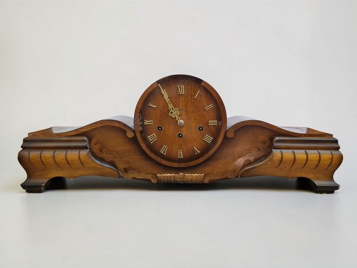 Vintage Hermle Mantle Clock with Westminster Chime