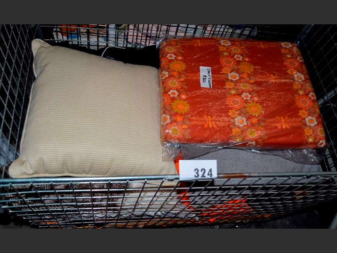 CURTAINS, SCATTER CUSHIONS, FABRIC, etc [Excl. Trolley]