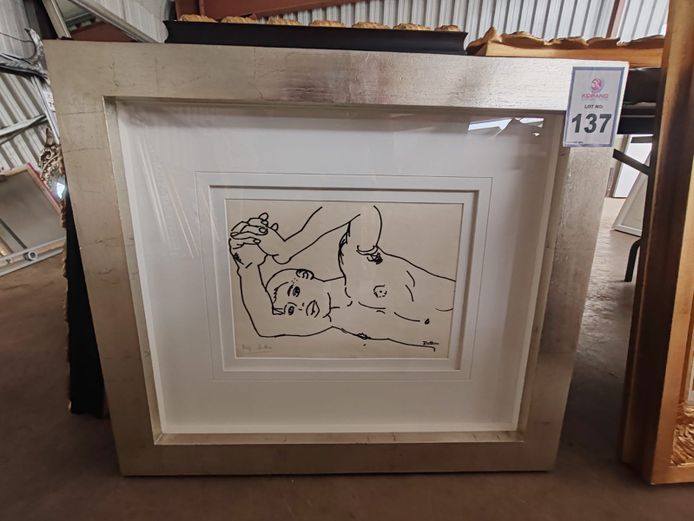 Nude Lithograph Painting - Battis (Walter) (STC)