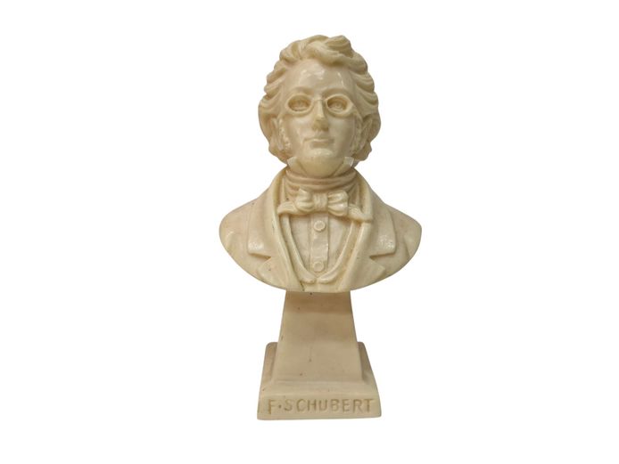 Classic Vintage Resin Franz Schubert Bust (14cm)