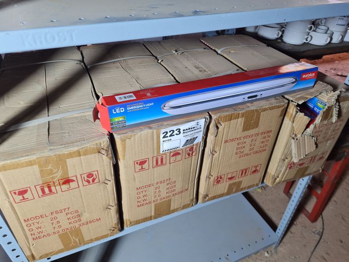 4 X BOXES EMERGENCY LIGHTS