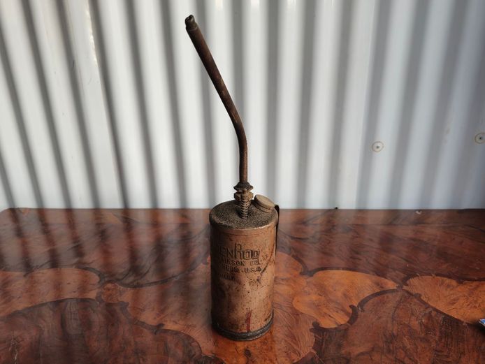 1950's Dutton Lainson Golden Rod Oil Can