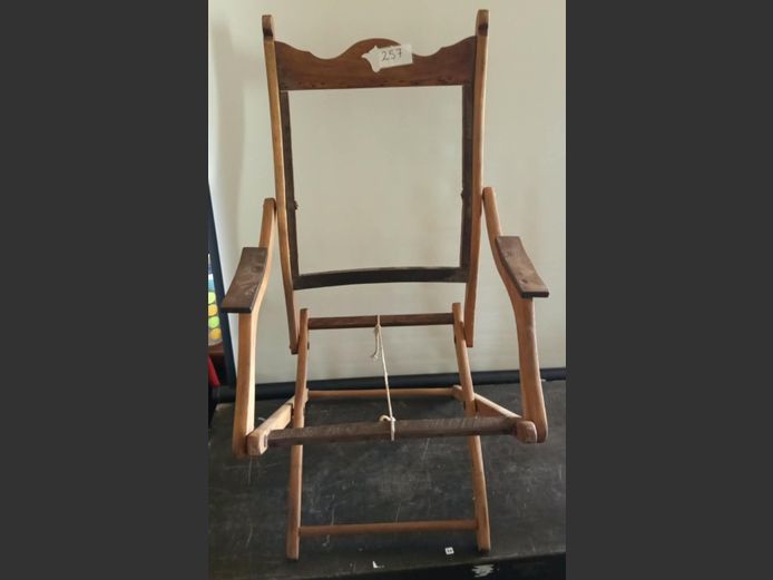 BLACKWOOD FOLDING CHAIR FRAME