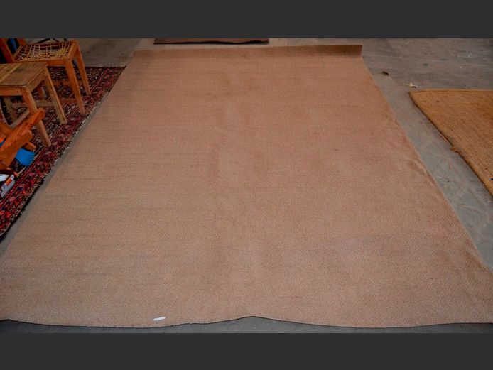 LARGE LIGHT BROWN CARPET, 320 x 238cm