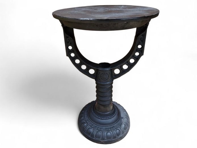 Antique Industrial Style Cast Iron Side Table/Plant Stand