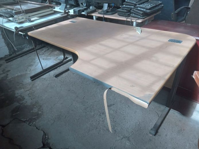Wooden office desk