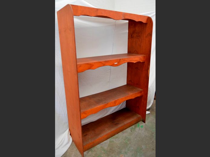 WOODEN 3-TIER SHELF, 122 x 50 x 180cm