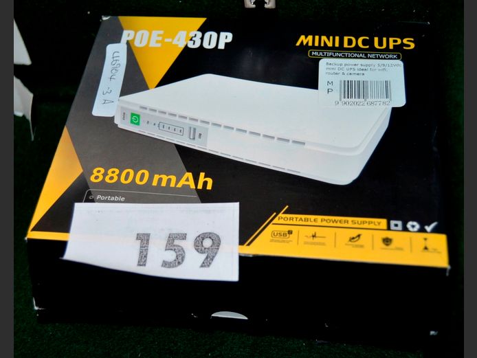 LOT: 2 x DC MINI UPS's [Untested]