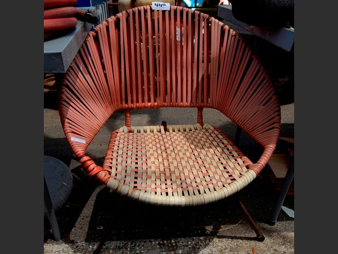 MULTI-COLOURED PATIO CHAIR