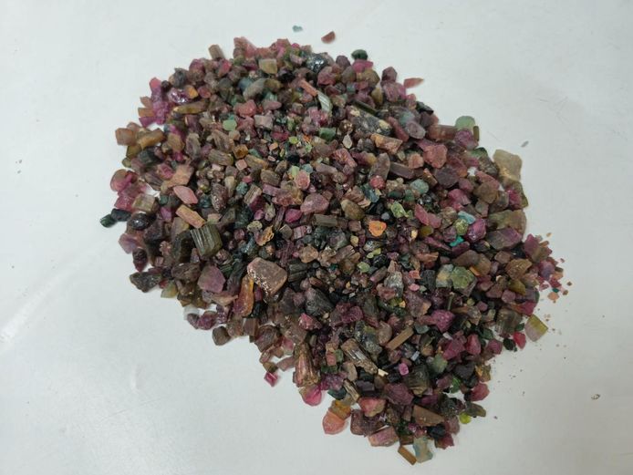Lot of Mixed Natural Rough Tourmaline Gemstone Crystals