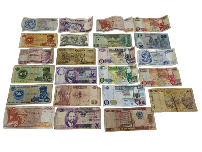 World Banknote Collection: Assorted International Currencies
