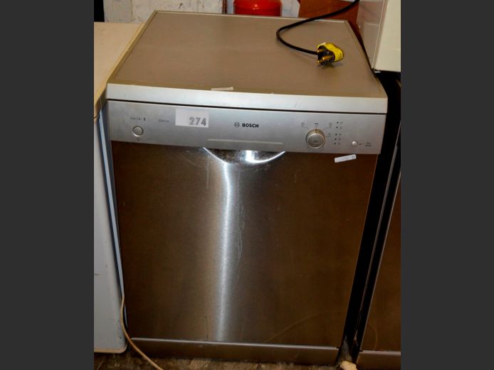 BOSCH SERIE 2  STAINLESS STEEL FRONT DISHWASHER [Untested, no power cable]
