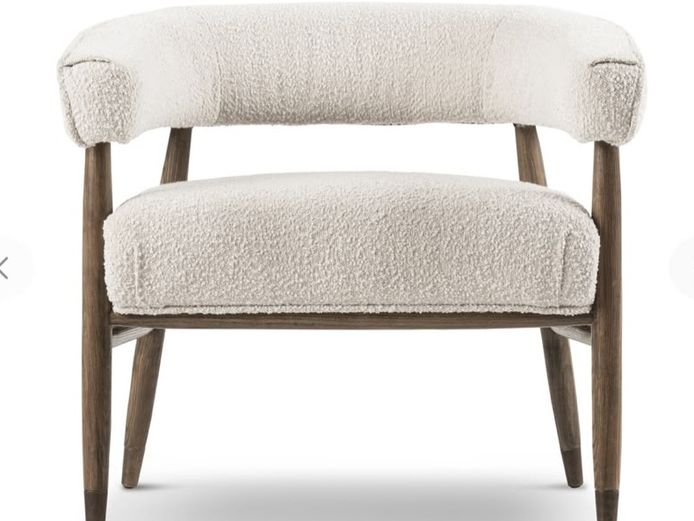New Alpha Occasional chair Boucle - Natural