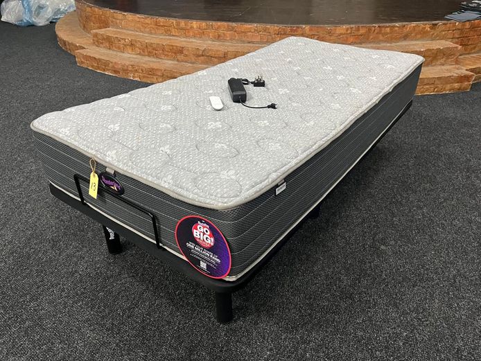 New Slumberland motion bed - single XL - Arlington 