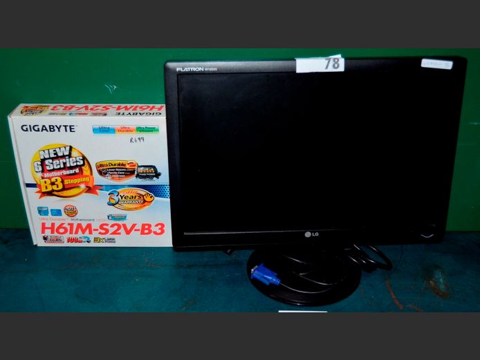LG FLATRON 19" W1934 COMPUTER MONITOR [Faulty]