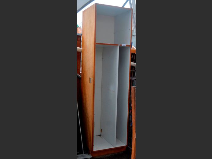 CHERRY FOIL CABINET [No doors, scratched]