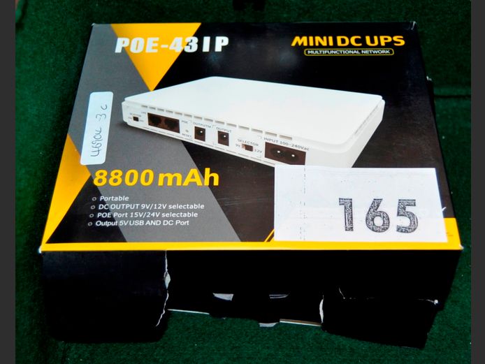 LOT: 2 x DC MINI UPS's [Untested]