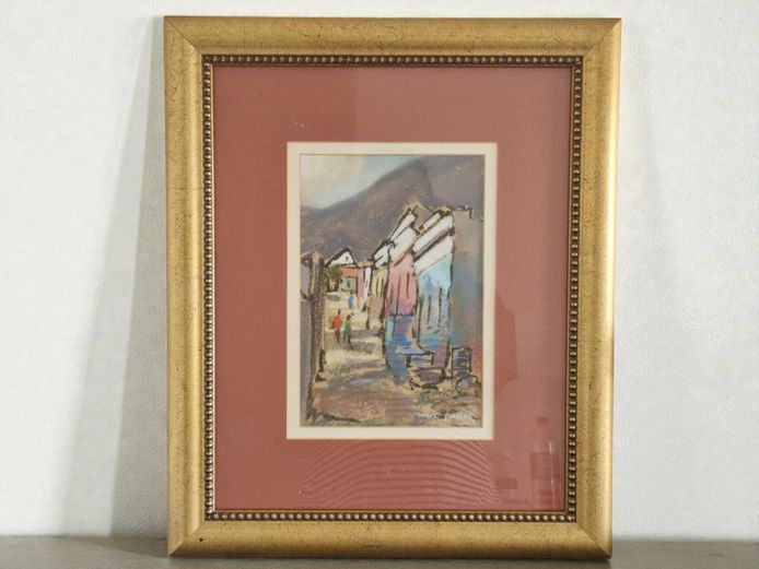 Marc Poisson (SA, Born 1952) Pastel Landscape Signed & Framed