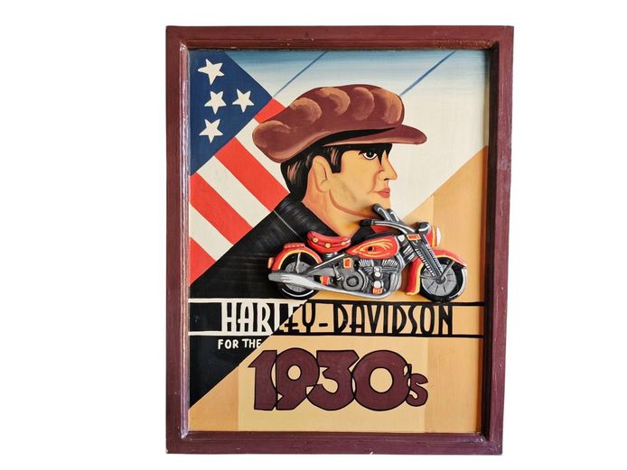 Harley-Davidson Man Cave Advertising Art