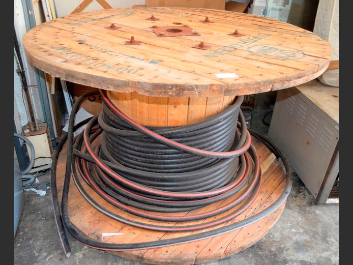 ROLL THICK HEAVY DUTY ALUMINIUM MULTI-CORE ELECTRICAL CABLE, +/- 25 metres ### PLUS VAT ###